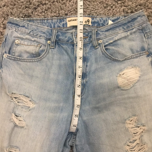 Garage Distressed Boyfriend Jeans size 9 - Picture 6 of 9
